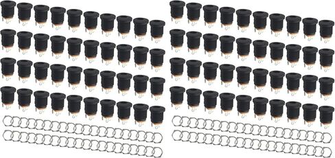 WMYCONGCONG 20 PCS DC Power Jack 5.5mm x 2.1mm 3 Pin Female DC Barrel Jack Panel Mount Connector (20 PCS) in Saudi Arabia