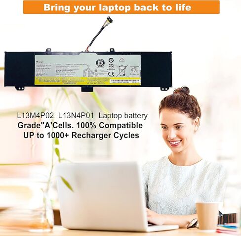 BOWEIRUI L19M4PH2 L19C4PH2 Laptop Battery Replacement for Lenovo Ideapad Yoga 9-14ITL5 82BG Series 5B10Z33895 SB10Z33898 7.68V 60Wh 7820mAh 4-Cells in Kuwait
