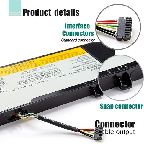 BOWEIRUI L19M4PH2 L19C4PH2 Laptop Battery Replacement for Lenovo Ideapad Yoga 9-14ITL5 82BG Series 5B10Z33895 SB10Z33898 7.68V 60Wh 7820mAh 4-Cells in Kuwait