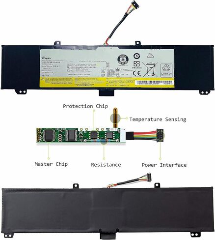 BOWEIRUI L19M4PH2 L19C4PH2 Laptop Battery Replacement for Lenovo Ideapad Yoga 9-14ITL5 82BG Series 5B10Z33895 SB10Z33898 7.68V 60Wh 7820mAh 4-Cells in Kuwait