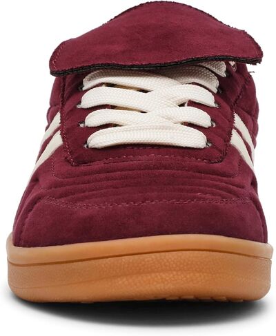 Steve Madden Women's Women's Madrid Sneaker, Burgundy, 8.5 in Saudi Arabia