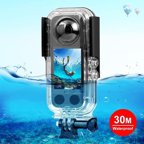 PULUZ 40M / 131ft حالة الغوص لGoPro Hero11 أسود صغير تحت الماء غطاء الإسكان للماء واقية PC قذيفة التصوير المساكن مع مشبك الأساسية جبل والمسمار ملحقات الكاميرا in Saudi Arabia
