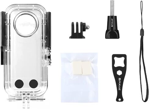 PULUZ 40M / 131ft حالة الغوص لGoPro Hero11 أسود صغير تحت الماء غطاء الإسكان للماء واقية PC قذيفة التصوير المساكن مع مشبك الأساسية جبل والمسمار ملحقات الكاميرا in Saudi Arabia