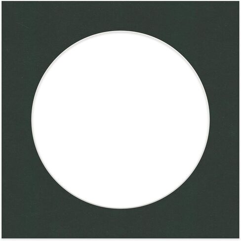 8x8 MAT Bevel Cut for 4x4 Photos - Precut White Circle Photo Photo Photo Poard فتحة - حمض خالٍ من الأمراض لحماية صورك - مقطوعة للصور العائلية ، حزمة من 10 ألواح matboards in Kuwait
