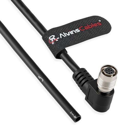 Alvin's Cables HR10A-7P-6S Hirose 6 Pin Female to Open End Power I/O Cable for Sony CCD, Basler, Keyence, Cognex, Baumer, Hikvision Industrial Camera, High Flex Shielded C-Type 6.6ft/2m in Saudi Arabia