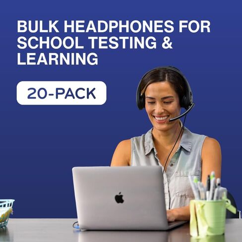 ThinkWrite Technologies TWT Audio Duro, TW200 | Premium Over-Ear Noise Reducing Wired Headphones (3.5mm Jack) in Saudi Arabia