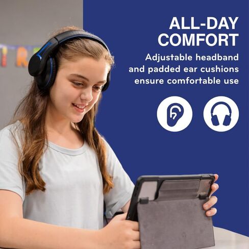 ThinkWrite Technologies TWT Audio Duro, TW200 | Premium Over-Ear Noise Reducing Wired Headphones (3.5mm Jack) in Saudi Arabia