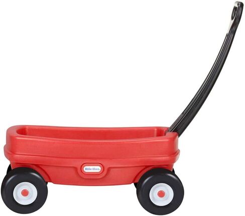 Little Tikes Lil' Wagon – Red and Black, Indoor and Outdoor Play, Easy Assembly, Made of Tough Plastic Inside and Out, Handle Folds for Easy Storage | Kids 18 in Saudi Arabia