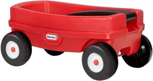 Little Tikes Lil' Wagon – Red and Black, Indoor and Outdoor Play, Easy Assembly, Made of Tough Plastic Inside and Out, Handle Folds for Easy Storage | Kids 18 in Saudi Arabia
