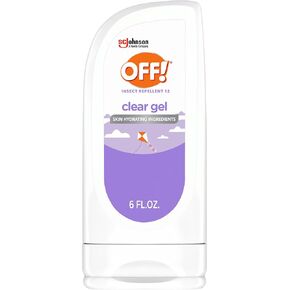 OFF! Clean Feel Insect Repellent Clear Gel with 20% Picaridin, Bug Repellent with Long Lasting Protection from Mosquitoes, Hydrating, 6 oz