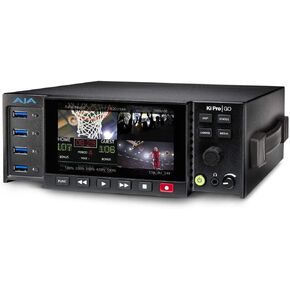 AJA Ki Pro GO Portable Multi-Channel HD H.264 USB 3.0 Recorder and Player
