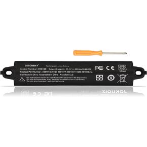 LUSONBAY Battery Replacement for Bose 359498, Soundlink 3/III 359498 33010 330107 330107A 359495 Bose Soundlink Mobile Speaker II, Battery for Bose Soundlink 11.4V 2600mAh/28.86Wh