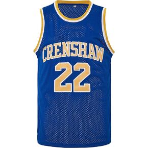 Mens McCall #22 Wright #32 Love and Basketball Moive Crenshaw Basketball Jersey