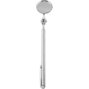 Telescoping Inspection Mirror, 3 Modes Extending Circular Retractable Handle Stainless Steel Vehicle Viewing Mirror (1#)