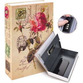 Book Safe Combination Lock Bible: Ohuhu Secret Compartment Safe Multi-Use Portable Storage Money for Home Safes Jewelry Documents or Valuables
