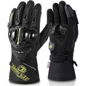 IRON JIA'S Motorcycle Gloves Winter Warm Waterproof Windproof Protective Gear Touch Screen