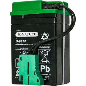 6V Battery for Peg Perego Lil Tractor and Trailer/Santa Fe Train Children Ride On Car (6V 4AH)