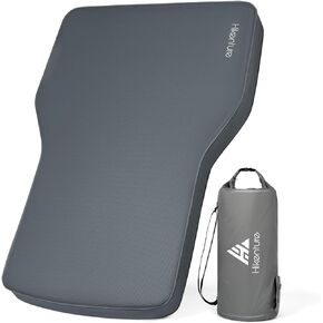 Hikenture Self Inflating Sleeping Pad for Tesla Model Y, Ultra Thick Car Camping Mattress Bed for Model Y, Insulated Double Sleeping Pad with Foam, R-Value 13 Camping Pad for All Season