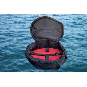 AKM Scuba Diving Regulator Bag (Black/Red, One Size, 2021 update)