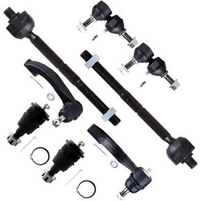 SCITOO 8-PC SET Front Suspension Sway Bar Link Kit - Fit For Chrysler Sebring For Dodge Stratus Front Sway Bar End Link Inner Tie Rod End Outer Tie Rod End Upper Ball Joint
