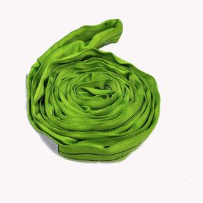 Green Polyester Endless Round Sling Heavy Duty Poly Lifting Sling 5300lbs Vertical Capacity, 9 Feet Length