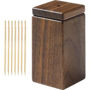CRAFT KITTIES Touthpicke Holder Dispanser,Walnut Touthpick Holdar (M05-0724-007S1)