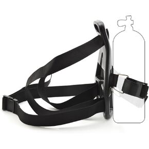 Scuba Diving Tank Back Pack, Dive Tank Backpack Tank Holder Adjustable Tank Backpack Single Oxygen Bottle Support Bracket Backpack Gas Cylinder Bracket Back Anti-Skid Portable Diving Accessories