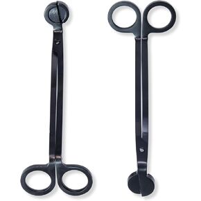 Aroparc 10PCS Wholesale Candle Wick Trimmer Cutter, 7 Inch Bulk Cheap Wick Candle Accessoies - Black