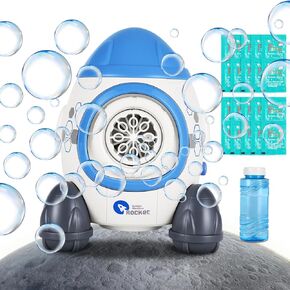 آلة الفقاعات للأطفال الصغار الذين تتراوح أعمارهم بين 1 و2 و3 و5 سنوات، هدايا عيد الحب الفريدة من نوعها اللطيفة للأطفال في الهواء الطلق، صانع الفقاعات الصاروخية الزرقاء، لعبة خارجية، لعبة منفاخ حوض الاستحمام، لعبة فتاة صغيرة صبي عيد الفصح in Kuwait