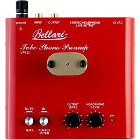 Bellari VP130 Mm Tube Phono Preamplifier With Headphone Amplifier