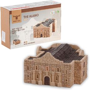 Toy Fort Alamo Construction Set, Real Plaster Bricks, Gypsum Reusable Building kit, 510 Pieces, Educational Gift (70491)
