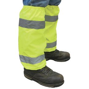 ERB 61585 Model S486 Leg Gaiters, Hi Viz Lime