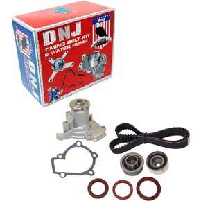 DNJ TBK124AWP Timing Belt Kit with Water Pump for 1997-2006 / Hyundai, Kia/Elantra, Spectra, Spectra5, Sportage, Tiburon, Tucson / 2.0L / DOHC / L4 / 16V / 1975cc, 1997cc