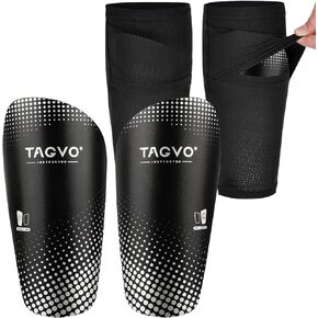Soccer Shin Guards for Kids Youth, Shin Pads and Shin Guard Sleeves with Optimized Insert Pocket, Protective Soccer Equipment for Boys Girls Men