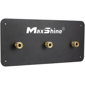Maxshine Universal Foam Cannon Holder - Holds 3 Foam Cannons - Compatible with 1/4" Quick Connect - Wall-Mounted Organizer for Easy Access - Premium Auto Detailing Accessories & Supplies - Black
