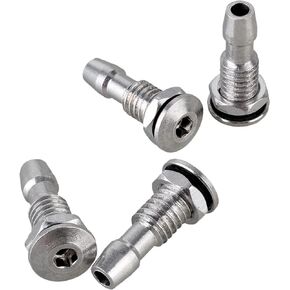 Mxfans 4X Outlet Nozzle Water Valve M6 Silver for RC Boat DIY Connecting