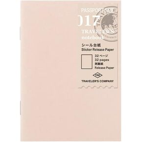 Traveler's Note Refill Sticker Mount Passport Size 14470006 White