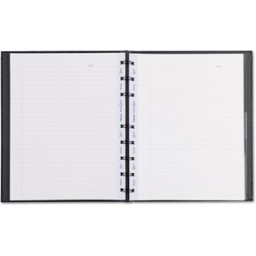 Blueline MiracleBind Notebook, Black, Lizard-Like, Hard Cover, 9.25" x 7.25", 150 Pages (AF9150.81)
