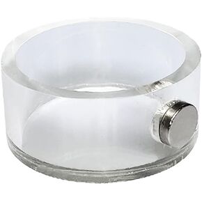 JILINWEI Small Jumping Spider Feeding Dish, Magnetic Tiny Food Dishes Water Dish for Jumping Spider, Tarantula and Other Small Pets,35mm