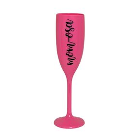 mom-osa champagne glass. Pink champagne glass. Mother's Day gift ideas. Mom mimosa. Mom gift. New mom. Pink champagne. Shatterproof. Acrylic