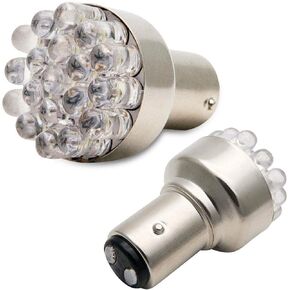 2x Brake Light Bulbs, 19 LED, 1157 Rear Tail Brake Stop Light Bulbs