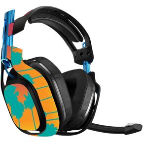 MightySkins Skin Compatible With Astro A50 3rd Generation Gaming Headset - Sherbet Palms Protective, Durable, and Unique Vinyl Decal wrap cover Easy To Apply, Remove, and Change Styles Made in the USA
