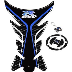 REVSOSTAR Motorcycle Tank Sticker Protector Decal, Fuel Gas Cap, Tank Cap, Tank pad, Tank Protector for GSXR600 GSXR750 GSXR1000