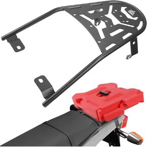 KEMIMOTO Motorcycle Rear Luggage Rack Compatible with TW200 1987-2024 Rear Rack Carrier Enduro Luggage Rack Rear Tail Storage Rack 87-Present
