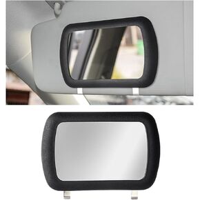 povtii Car Sun Visor Vanity Mirror, Clip-on Automotive Makeup Sun-Shading Mirror, Universal Vehicle Sun Visor Cosmetic Vanity Mirror for Women Girls, Interior Car Accessories