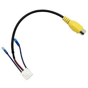 WildTundra Android Car Stereo Radio 10-Pin RCA Plug with Rearview Backup Camera Support, Plug and Play Wiring Harness Connector