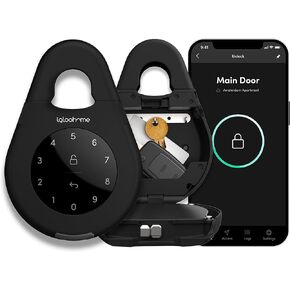 igloohome Keybox 3 Smart Lock Box, Large Key Safe w/Airbnb Sync (iOS/Android) – Remotely Generate Bluetooth-Keys & Pin Codes Without Internet