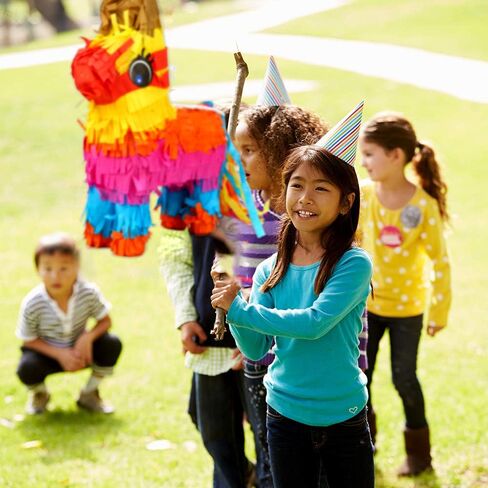بيناتا لحفلات أعياد الميلاد - مجموعة مكونة من قطعتين من ديكورات الحفلات المكسيكية دونكي ميني بيناتا - لوازم حفلات العيد الملونة للأطفال - مثالية لحفلات أعياد الميلاد، وديكورات حفلات الخيول ذات الطابع الشخصي in Kuwait