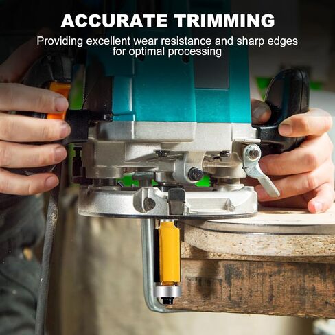 Yueqing Zhongji Router Bit Set of 40 Pieces Router bits 1/4 Inch Shank 40pcs Expert Router Bit Kit C3 Alloy Blade Router bits for Precision Carving and Versatile Applications in Saudi Arabia