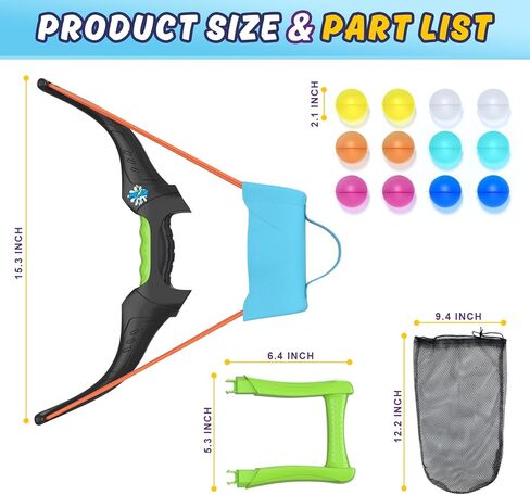 HYES 2 Pack Water Balloon Launcher Slingshot with 24 Reusable Water Balloons, 1 Storage Bag, Water Balloons Quick Fill for Kids Boys Teens Adults, Summer Gift Toys Games for Outdoor Fun in Kuwait